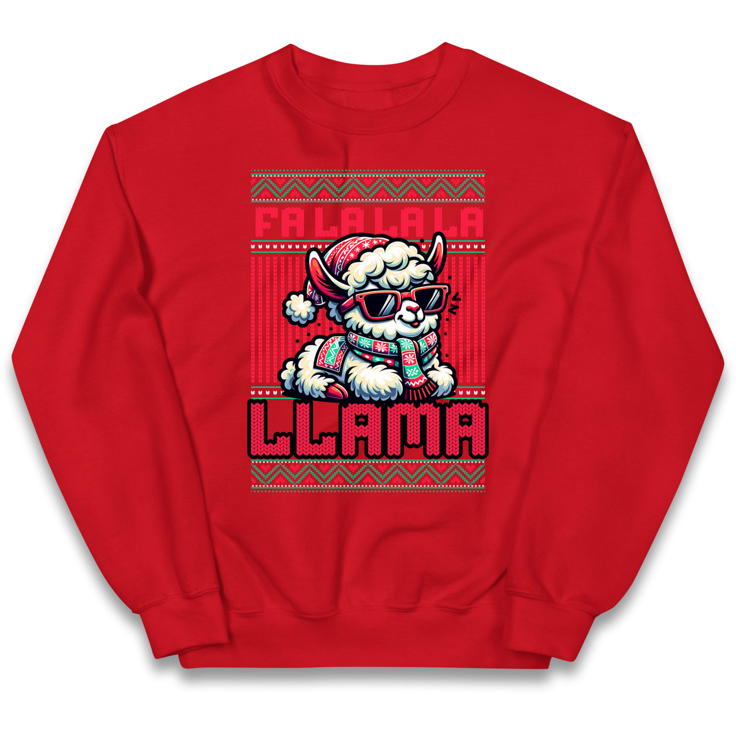 FA LA LA LA LLAMA kids sweatshirt