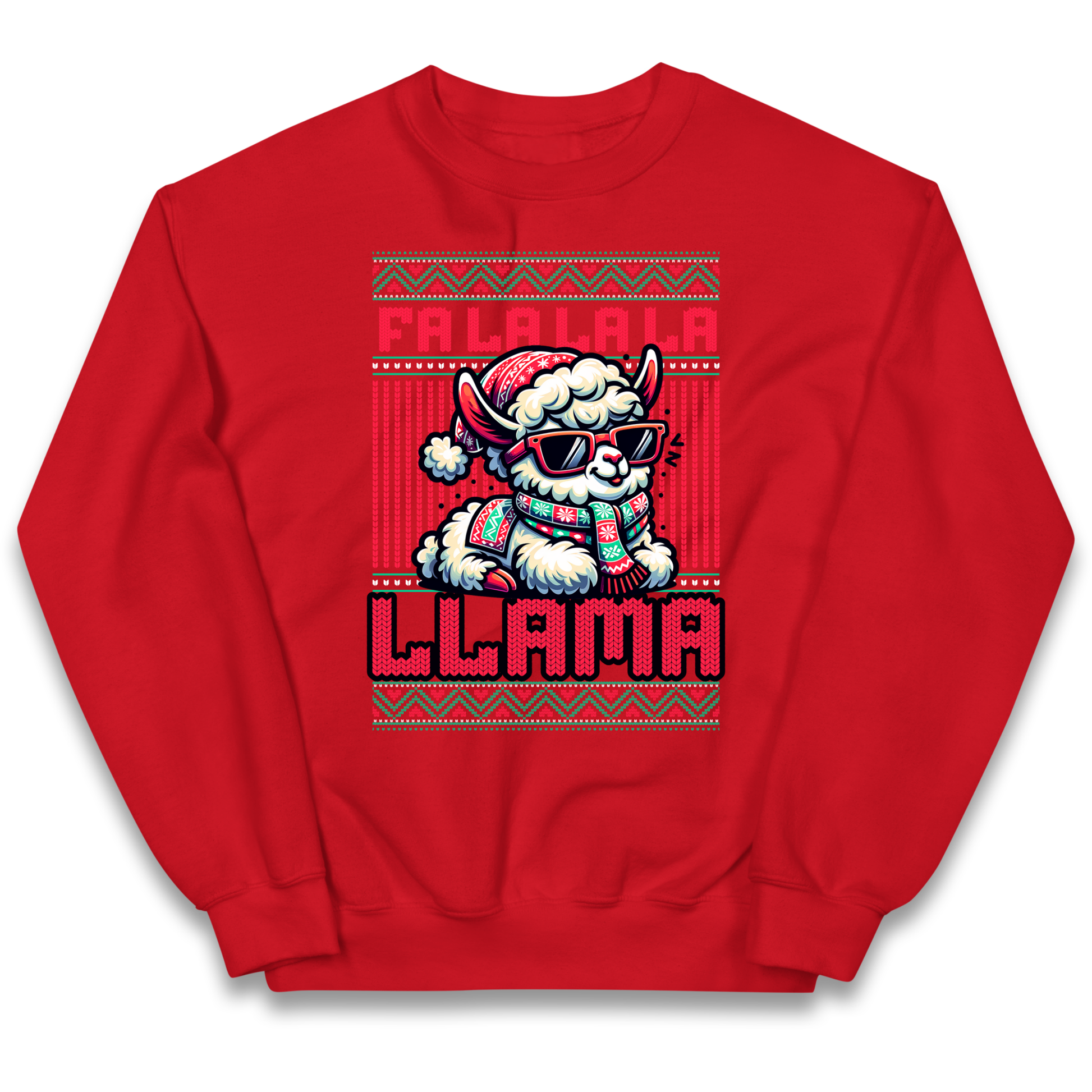 FA LA LA LA LLAMA kids sweatshirt