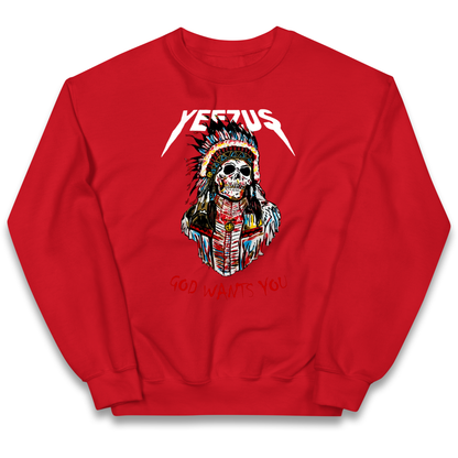 Yeezus God Wants You kids sweatshirt