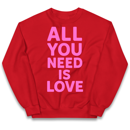 All You Need is Love kids sweatshirt