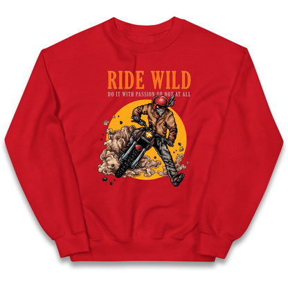 Ride Wild kids sweatshirt