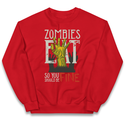 Zombies Eat kids sweatshirt