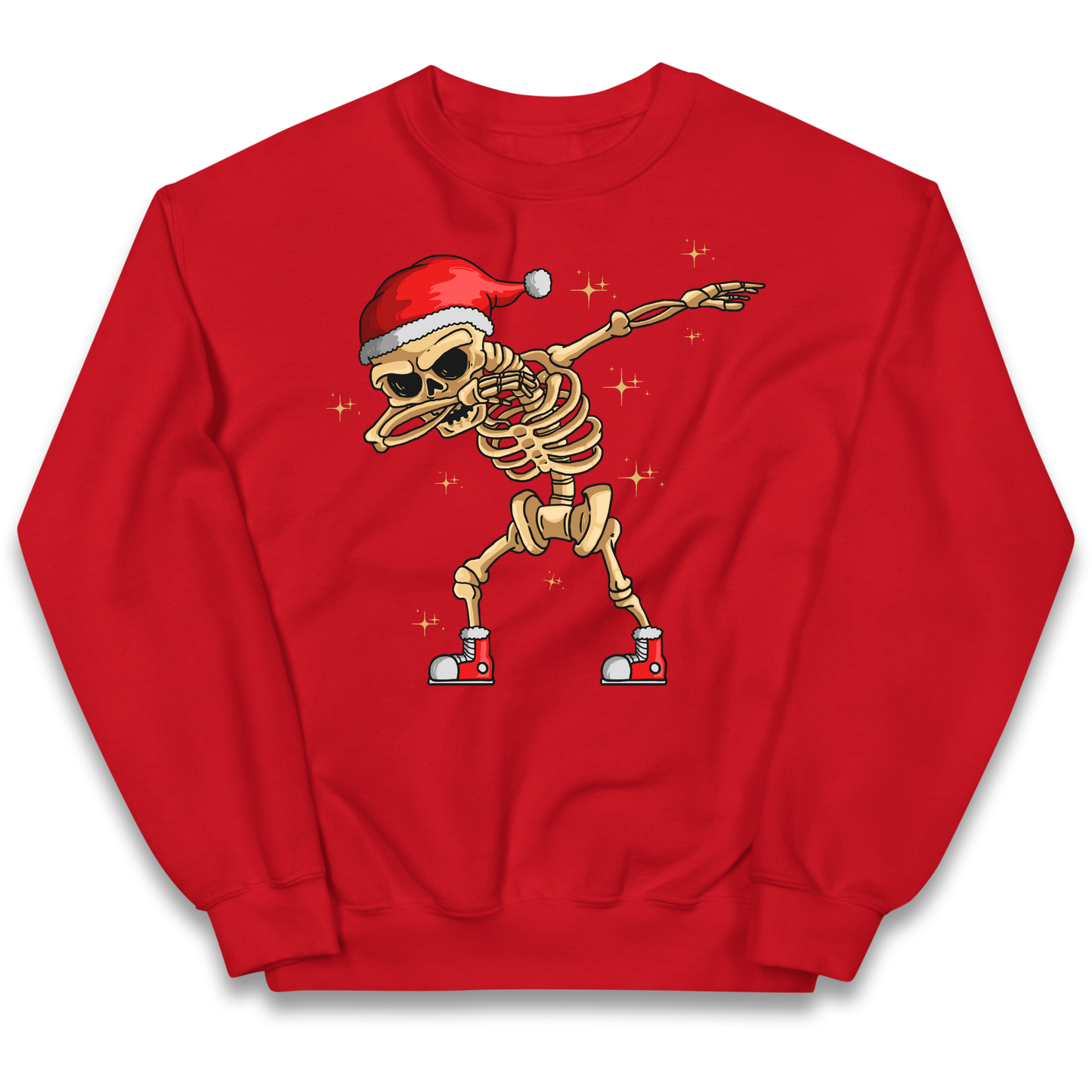 Santa Skellington Dabbing Christmas kids sweatshirt
