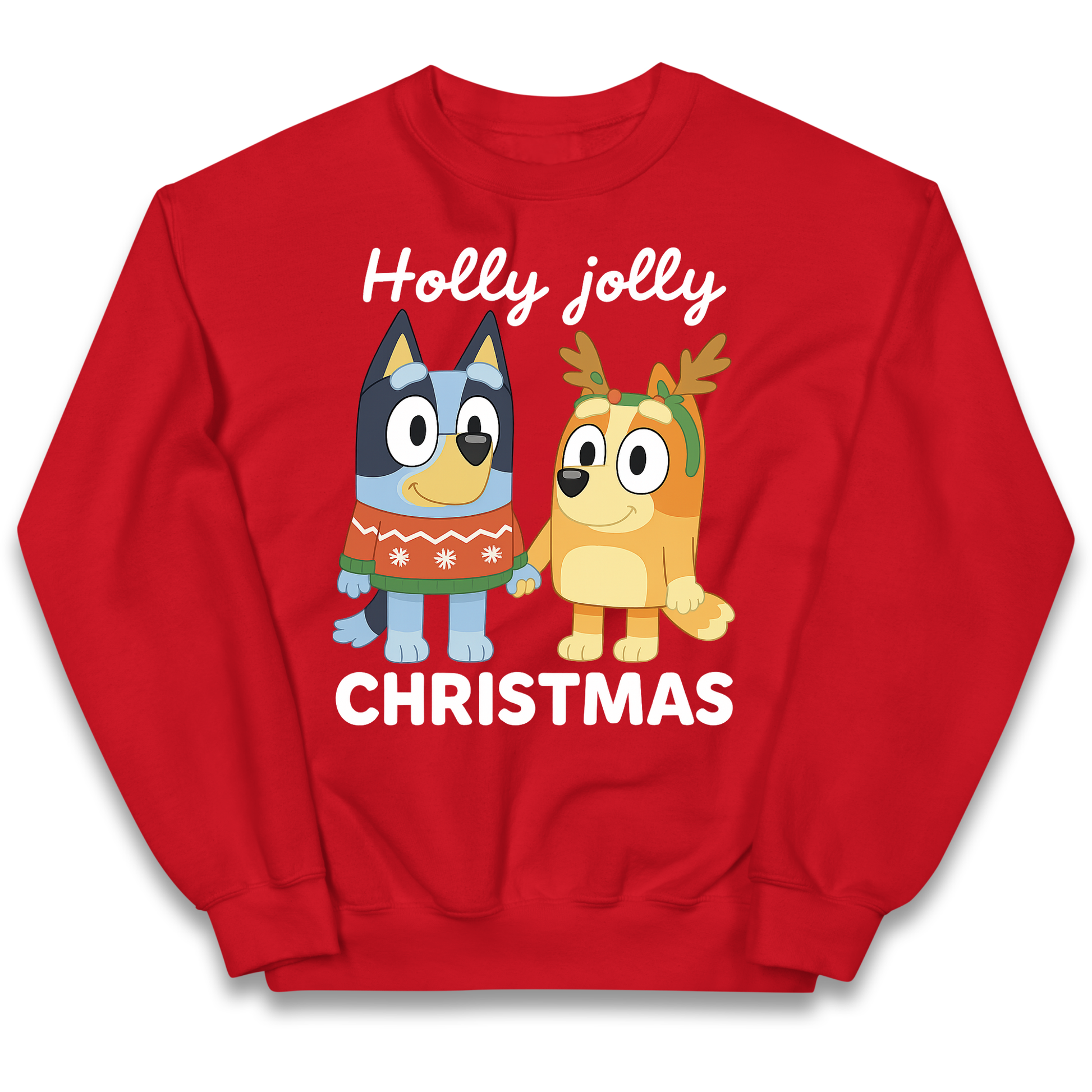 Kids Bluey Christmas Sweater