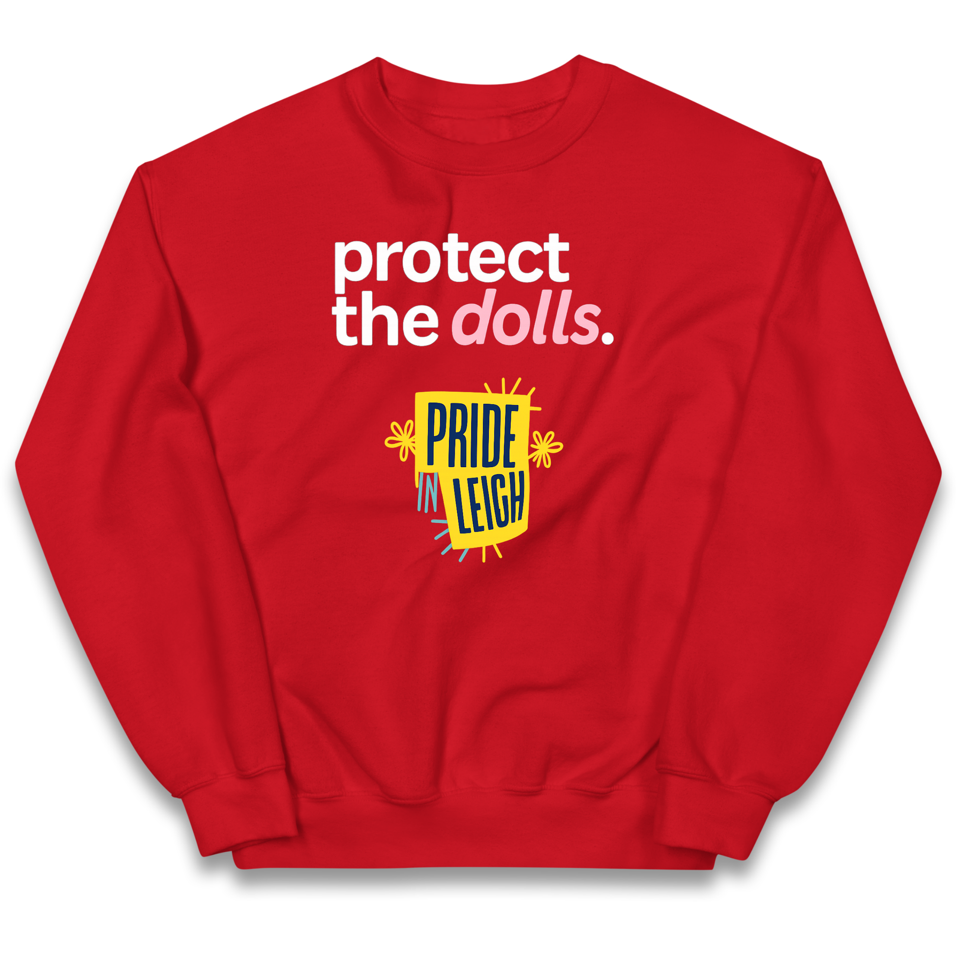 Protect The Dolls Slogan kids sweatshirt