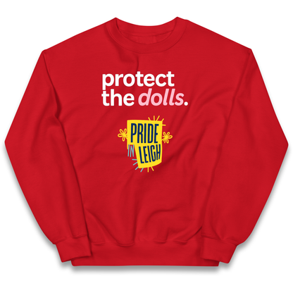 Protect The Dolls Slogan kids sweatshirt