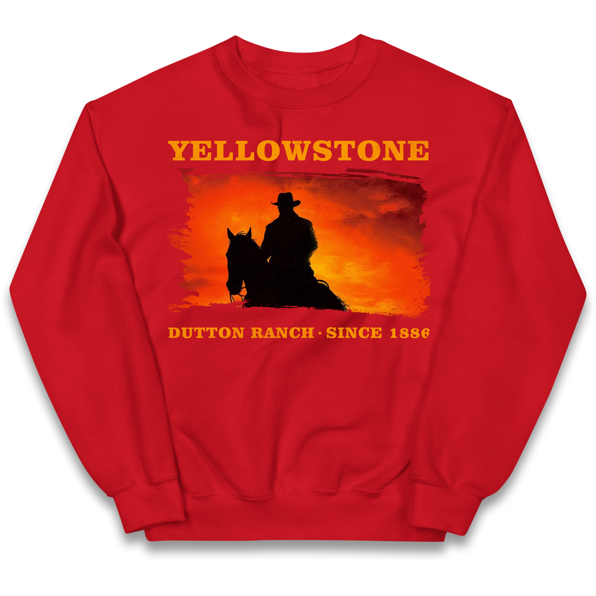 Yellowstone Dutton Ranch Since 1886 kids sweatshirt