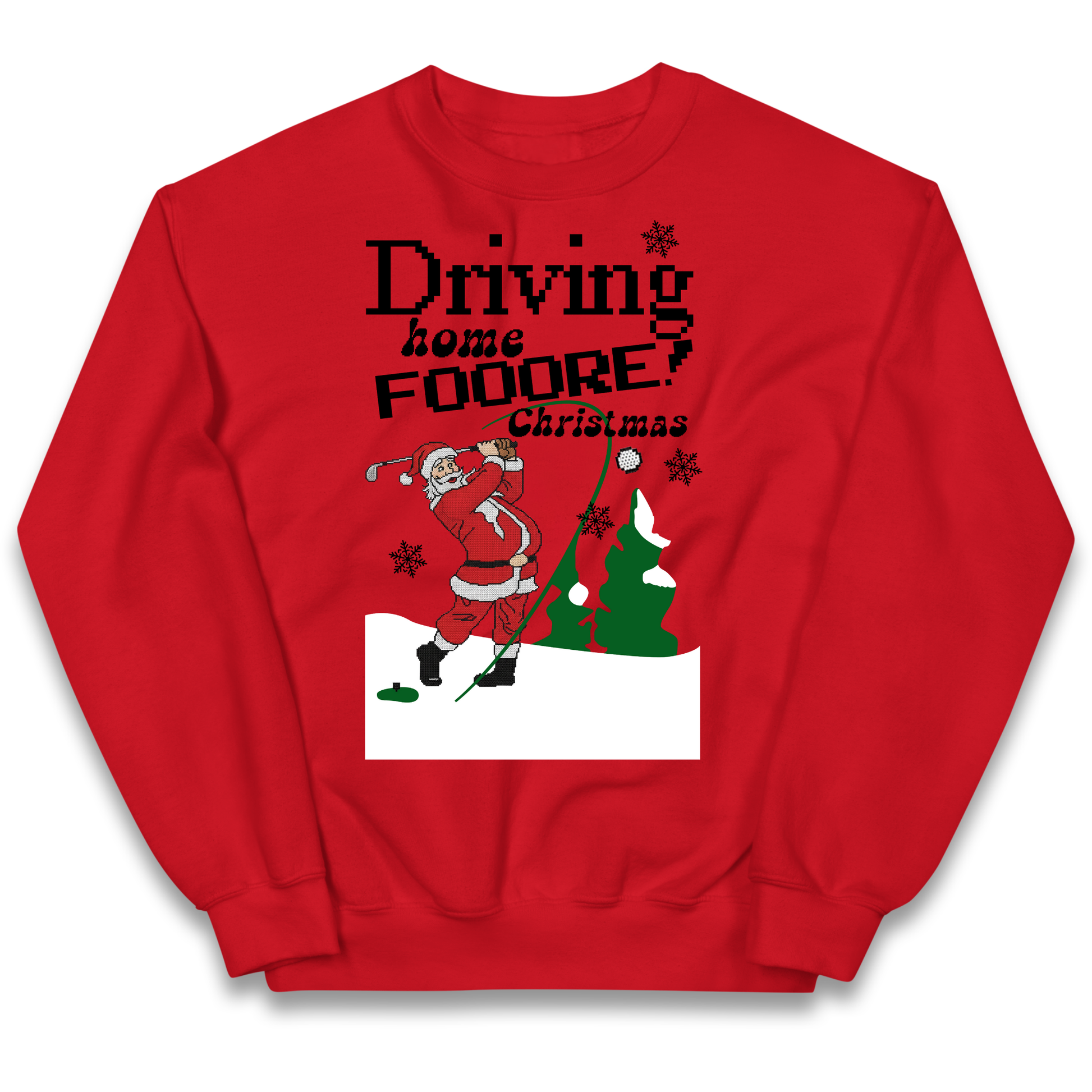 Christmas Golf Kids Sweatshirt