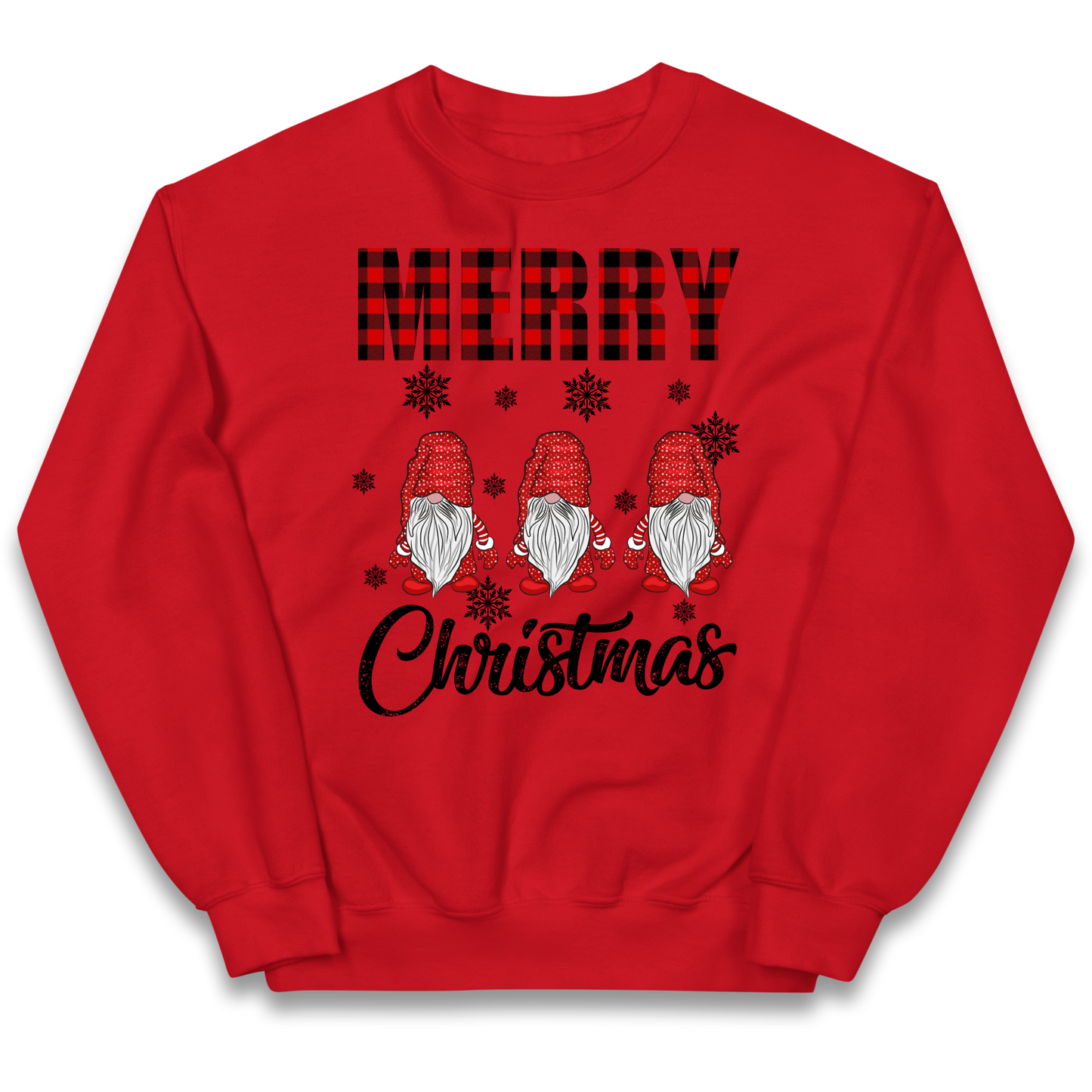 Merry Knomes Christmas Kids Sweatshirt