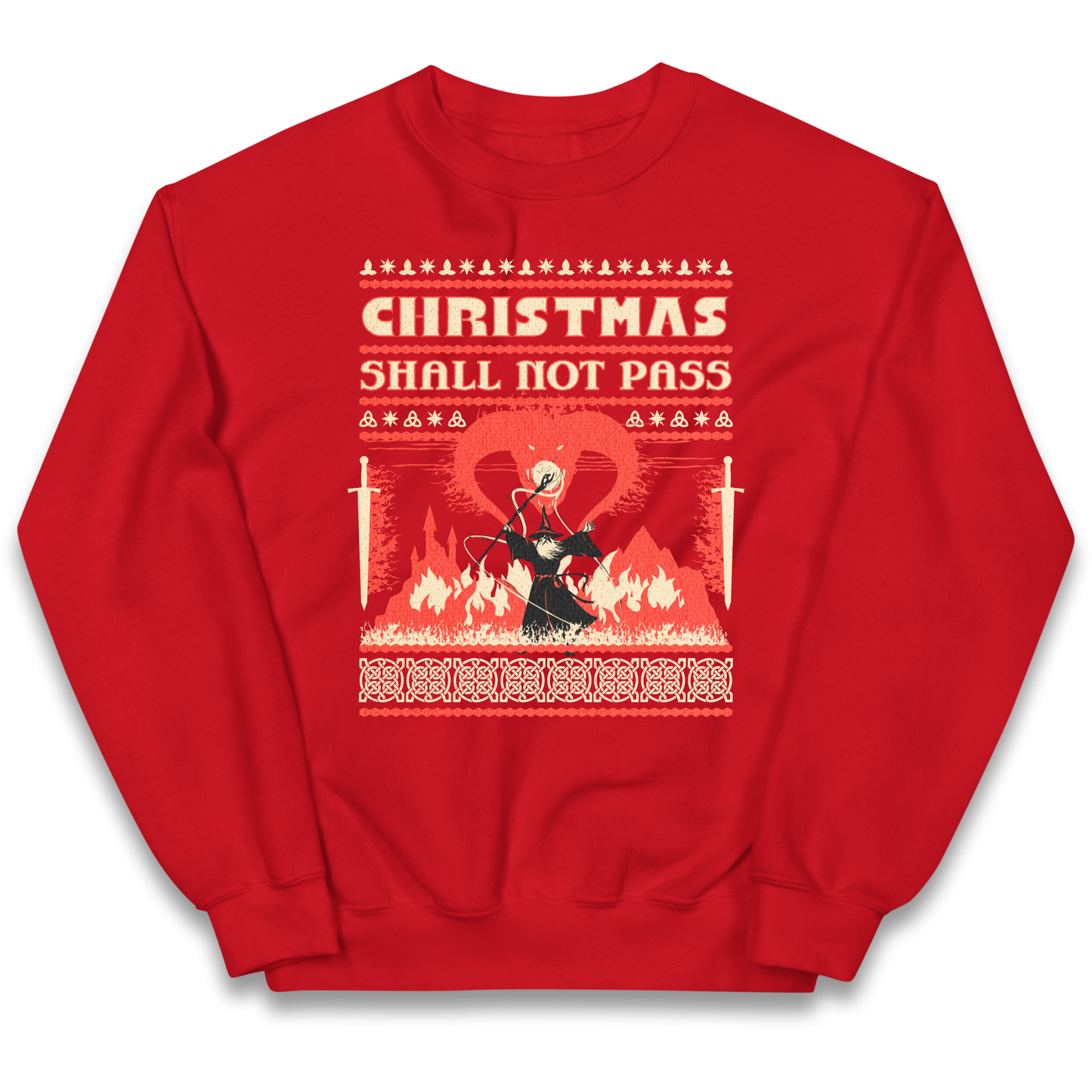 Christmas Shall Not Pass kids sweatshirt