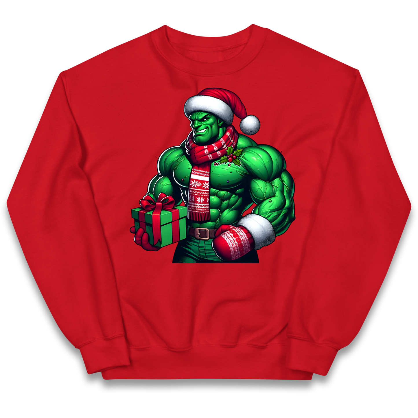 The Hulk Santa kids sweatshirt