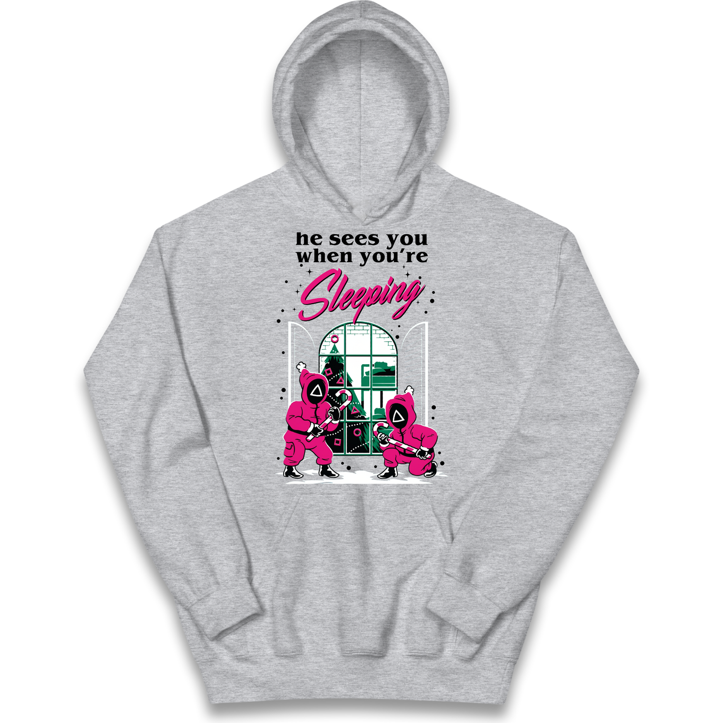 Squid Games Xmas Kids Hoodie