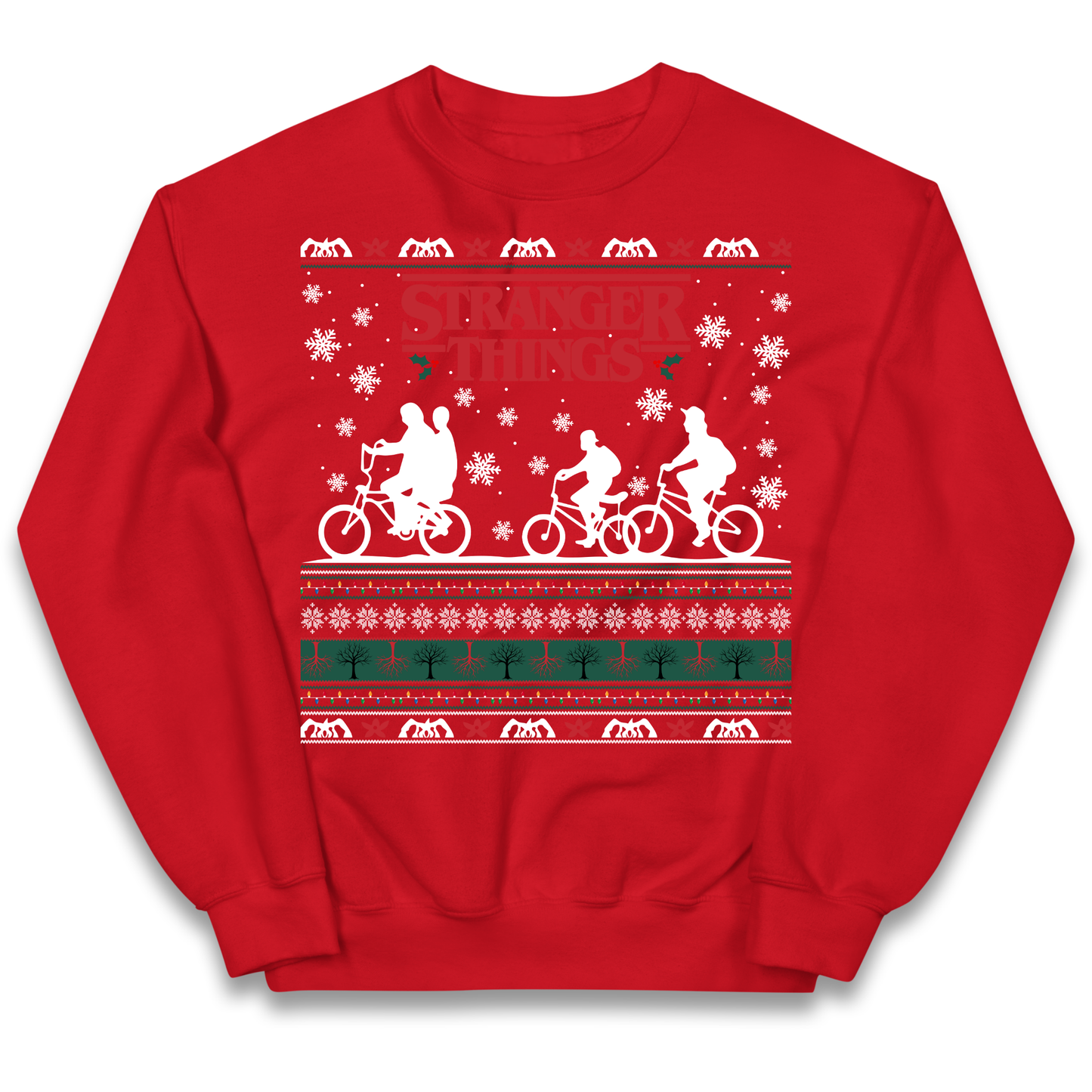 Stranger Things Christmas kids sweatshirt