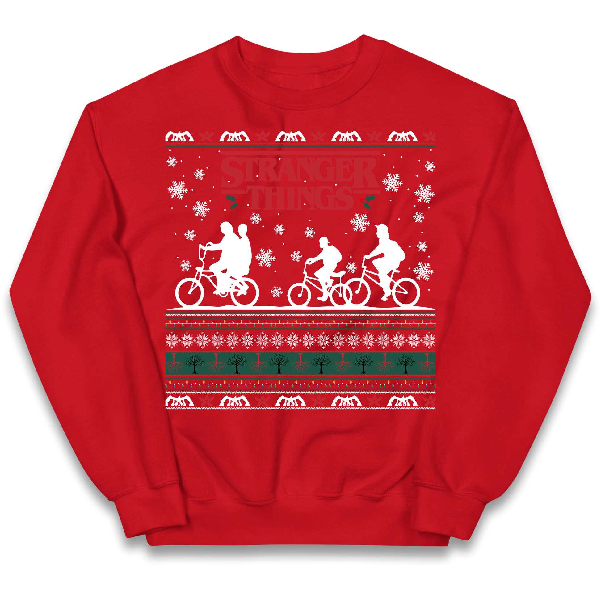 Stranger Things Christmas kids sweatshirt