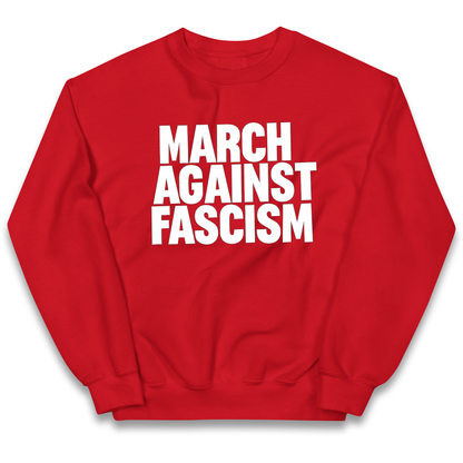 March Against Fascism kids sweatshirt