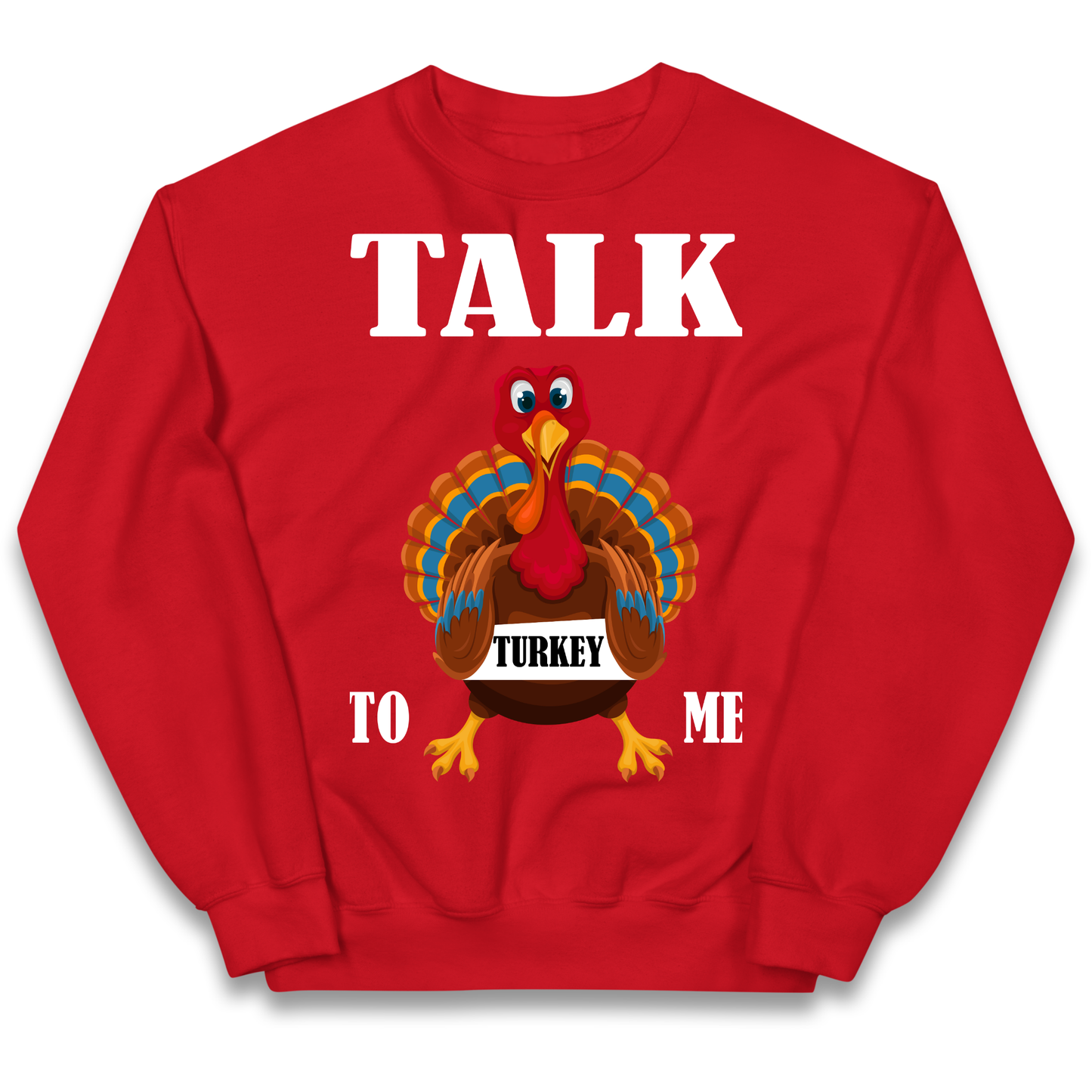 Talk Turkey To Me Christmas kids sweatshirt