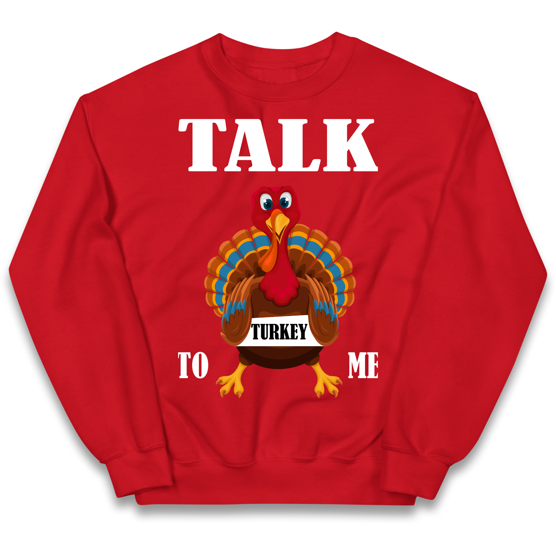 Talk Turkey To Me Christmas kids sweatshirt