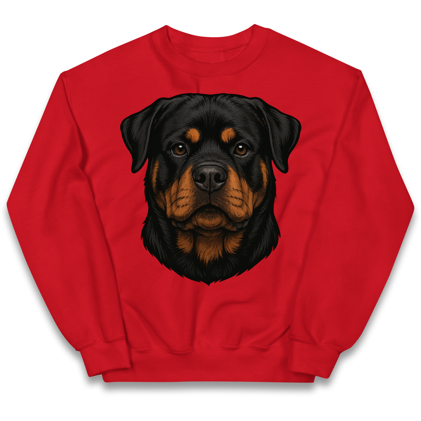 Rottweiler Face kids sweatshirt