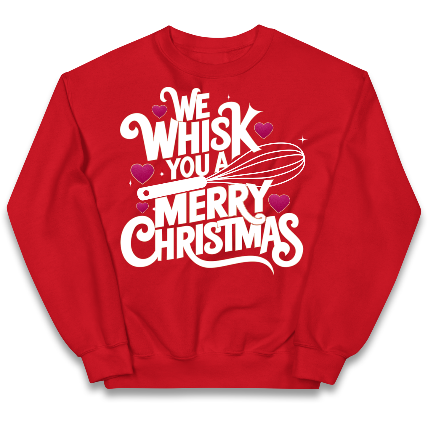 We Whisk You a Merry Christmas kids sweatshirt