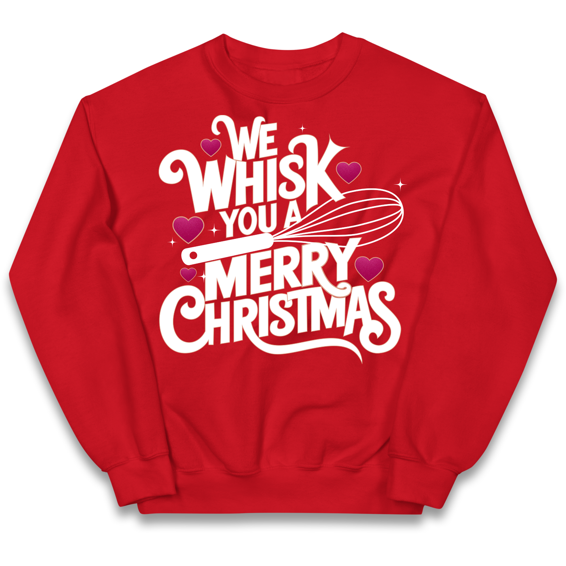 We Whisk You a Merry Christmas kids sweatshirt