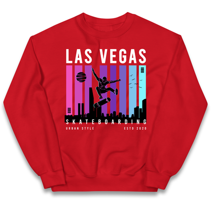 Las Vegas Skateboarding kids sweatshirt