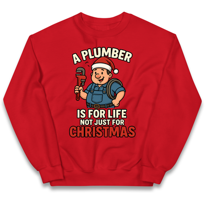 Plumber Christmas Kids Jumper