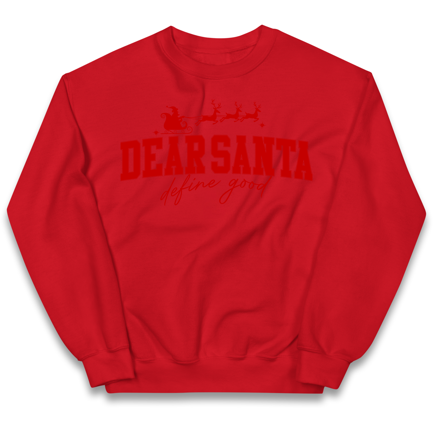 Dear Santa Christmas kids sweatshirt