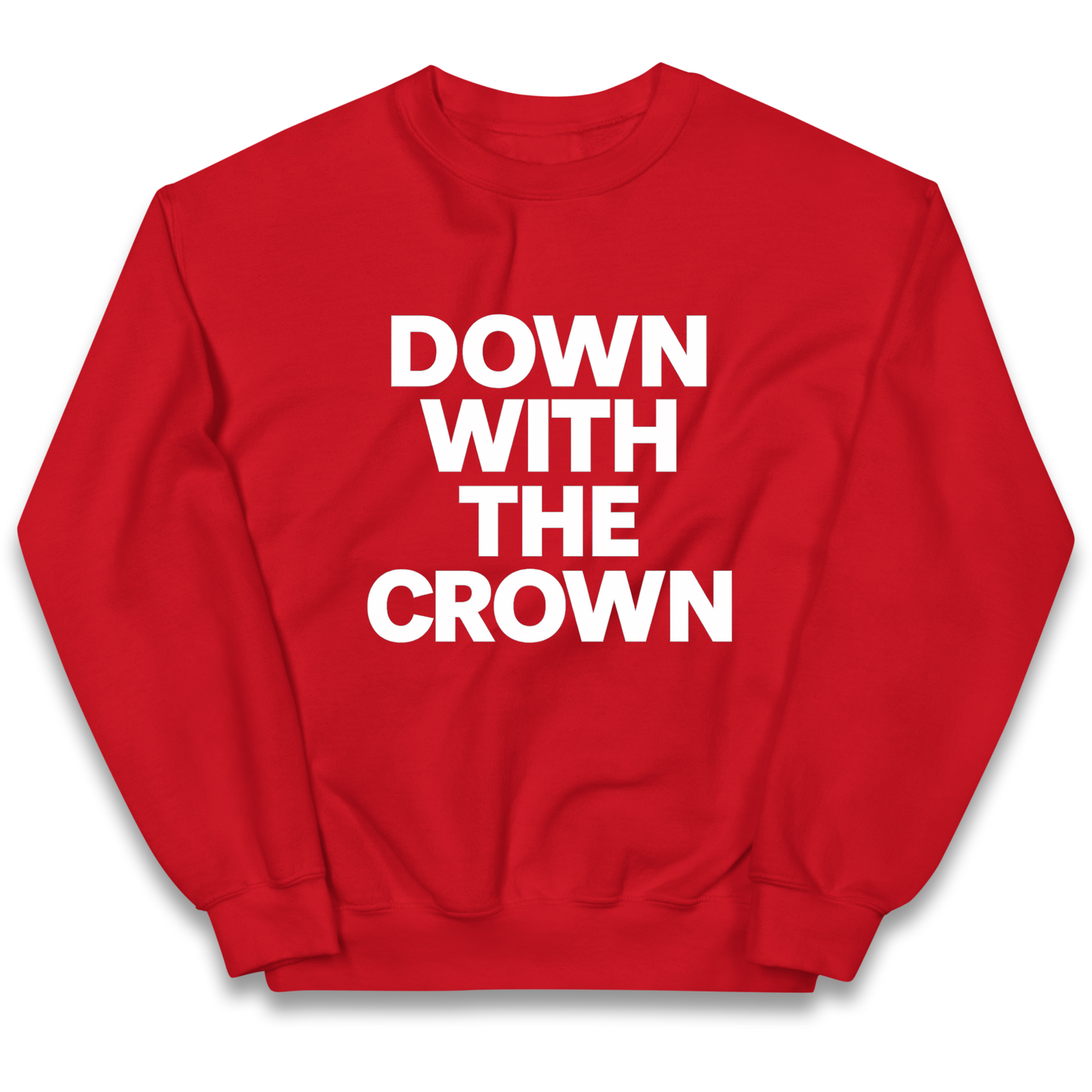 DOWN WITH THE CROWN kids sweatshirt