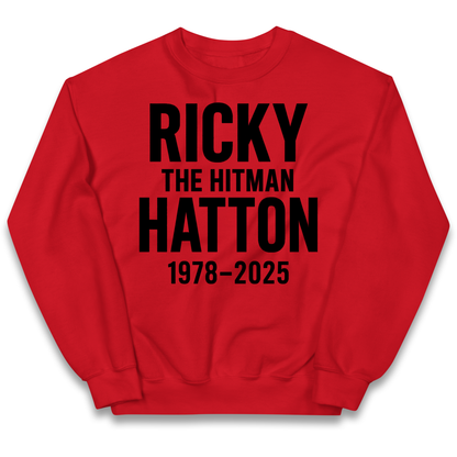 Ricky The Hitman Hatton 1978 2025 kids sweatshirt