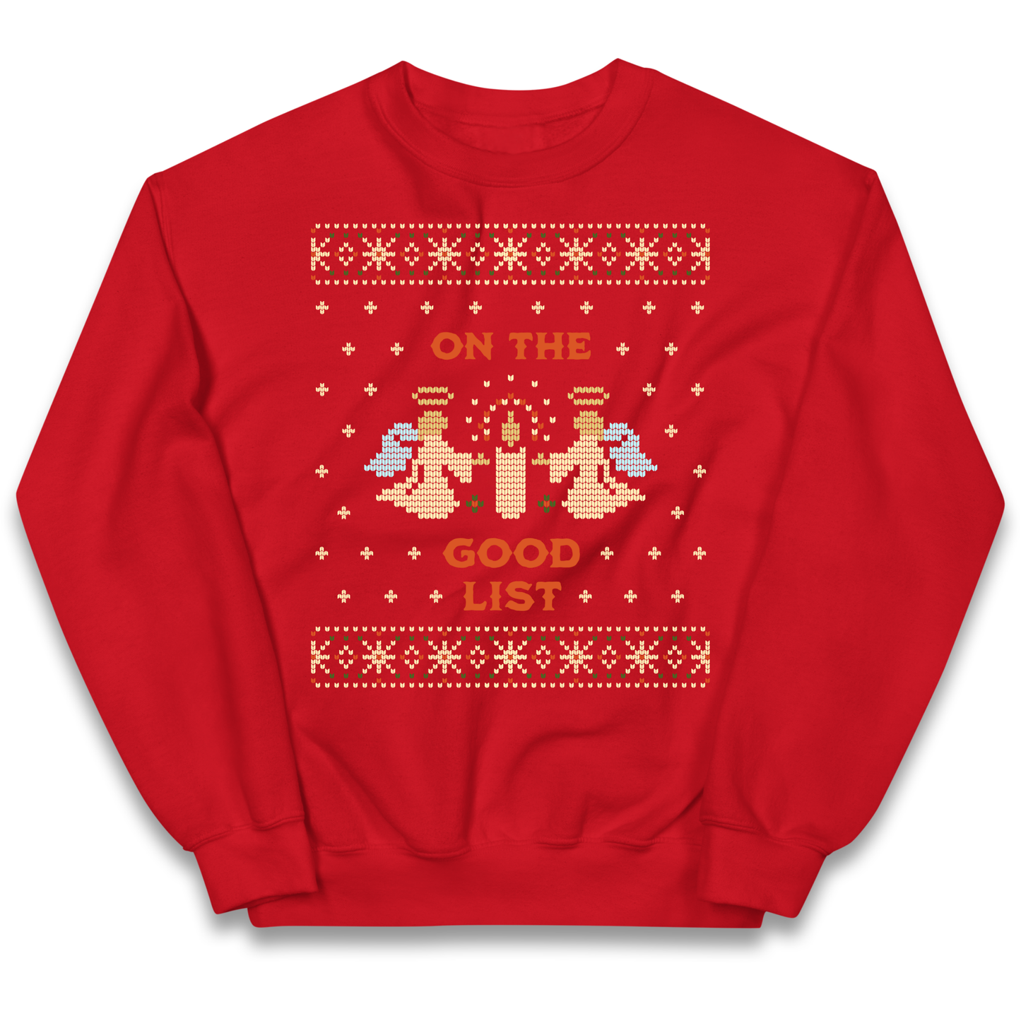 On The Good List Christmas kids sweatshirt