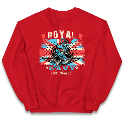 Royal Navy Glory Unit 764H83 kids sweatshirt