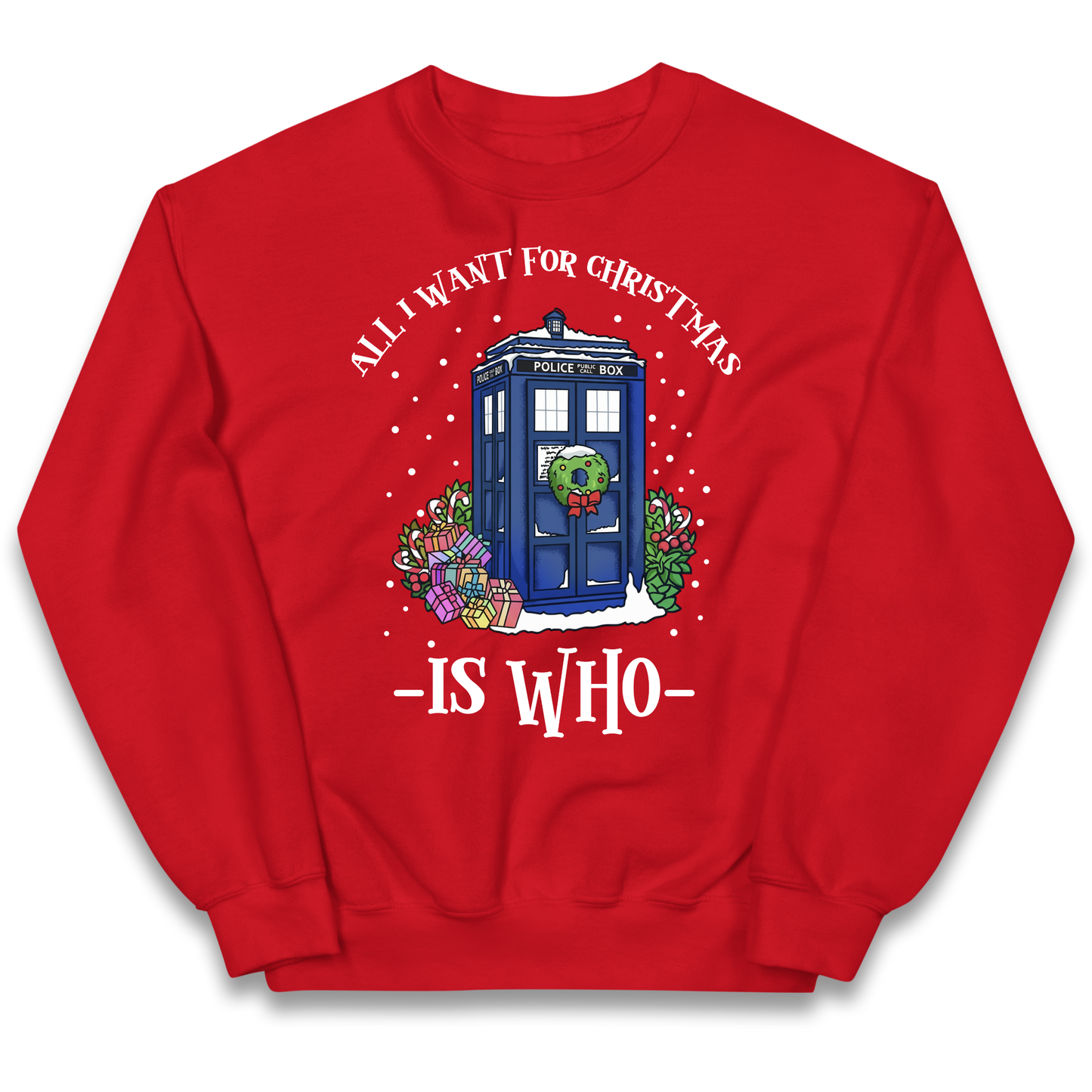 Dr Who Christmas kids sweatshirt