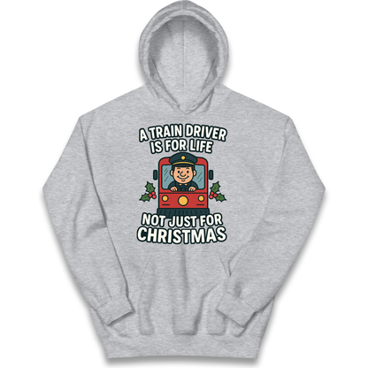 Train Driver Christmas Kids Hoodie