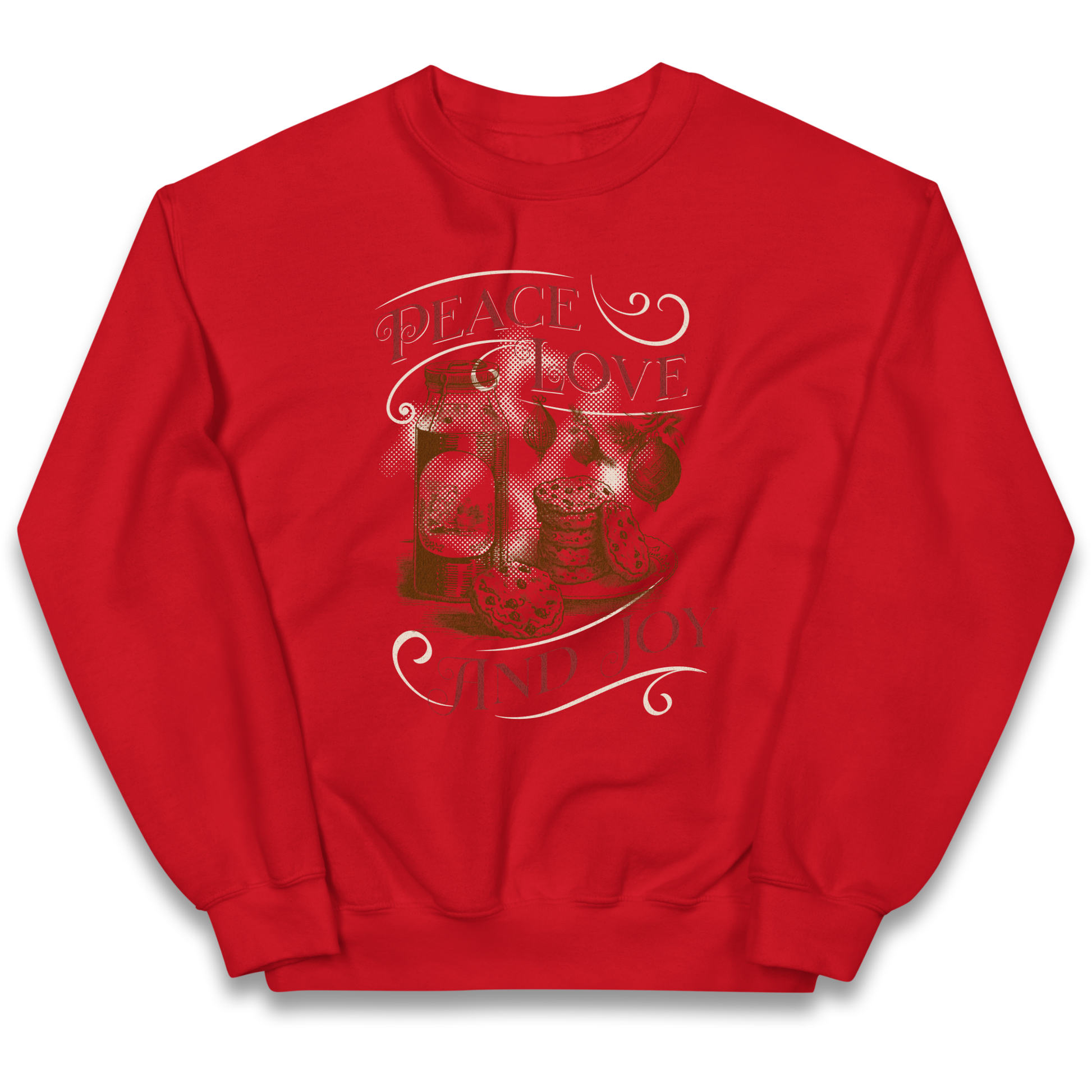 Peace Love And Joy Christmas kids sweatshirt