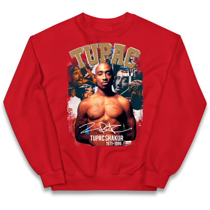 Tupac Shakur 1971 1996 kids sweatshirt