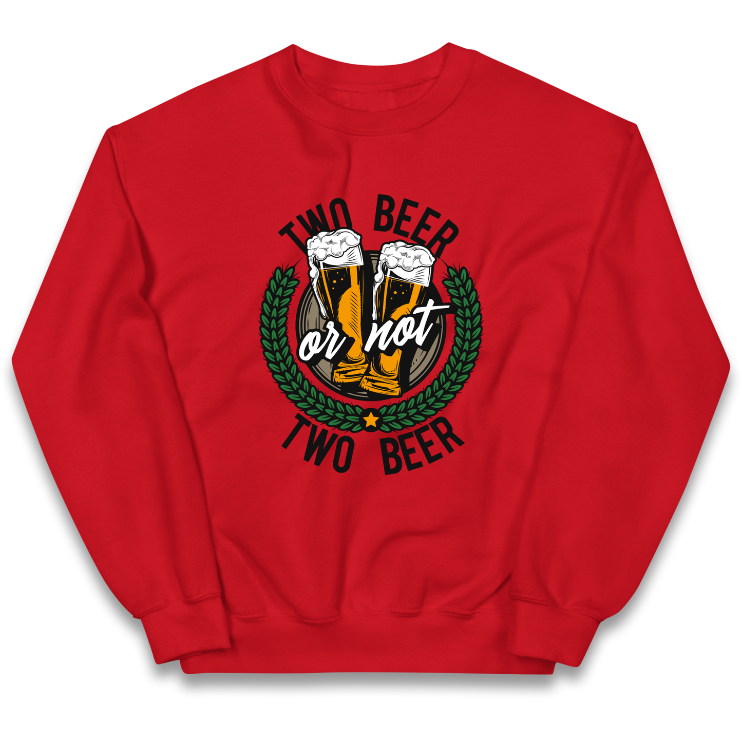 Two Beer or not Two Beer kids sweatshirt