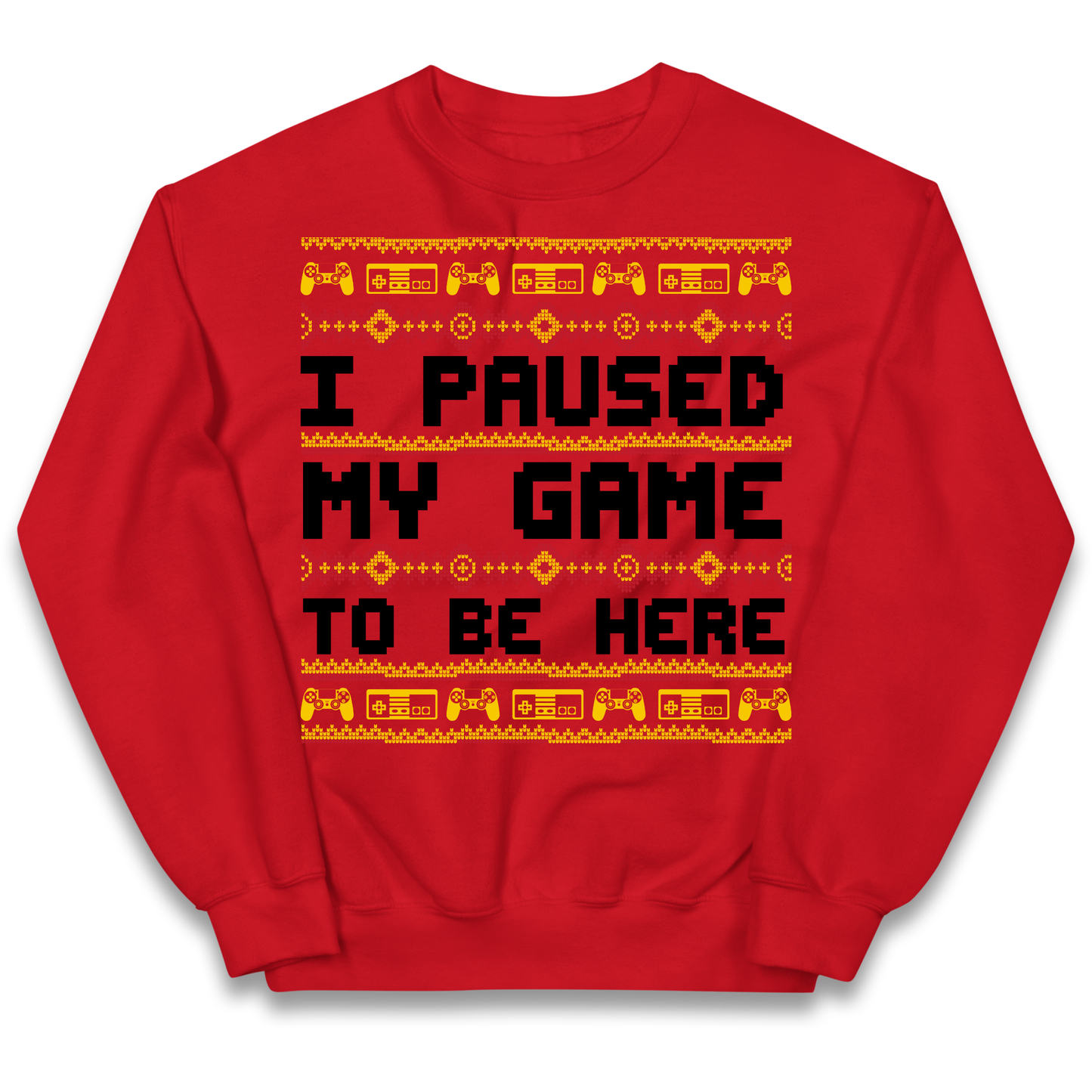 Paused My Game Kids Sweatshirt