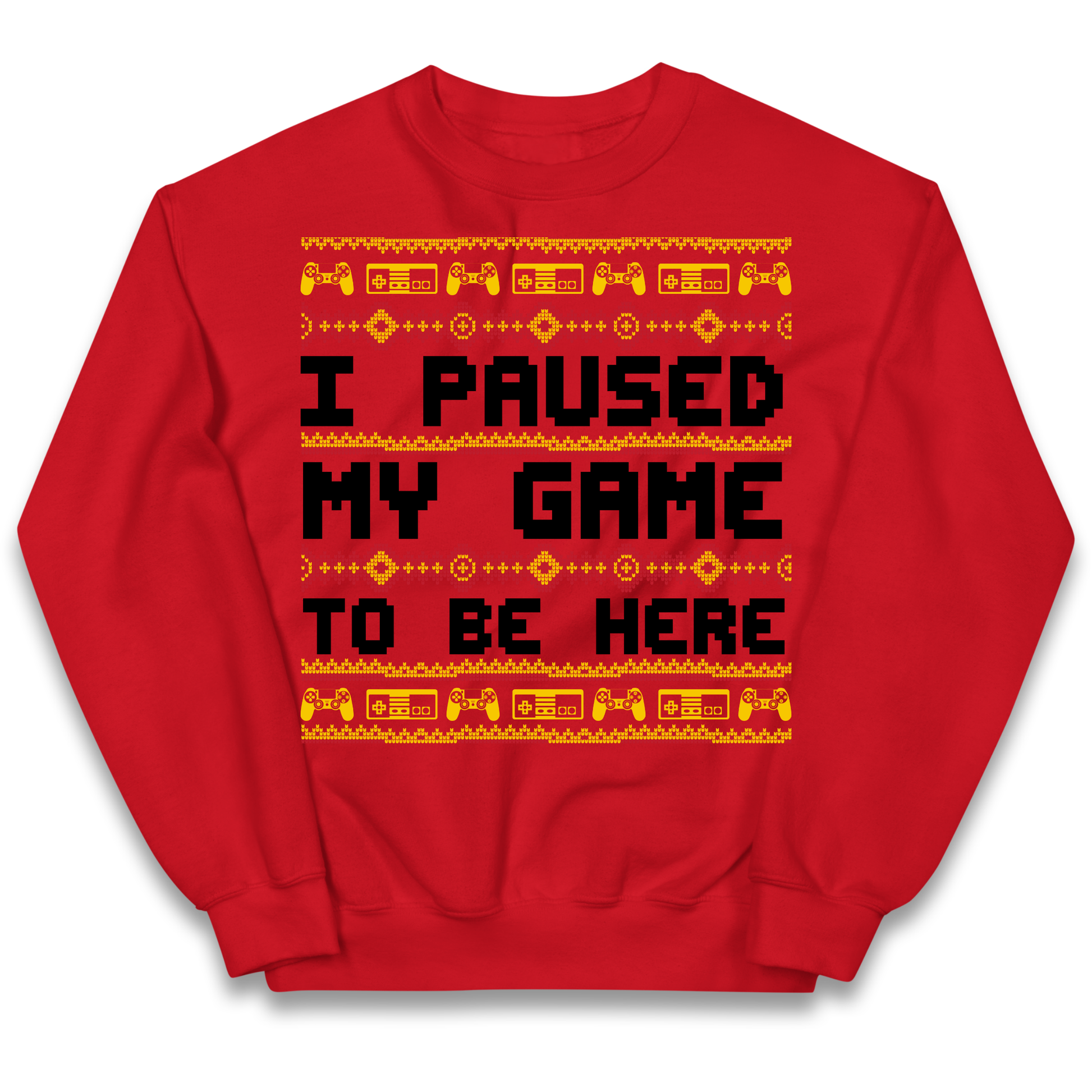 Paused My Game Kids Sweatshirt