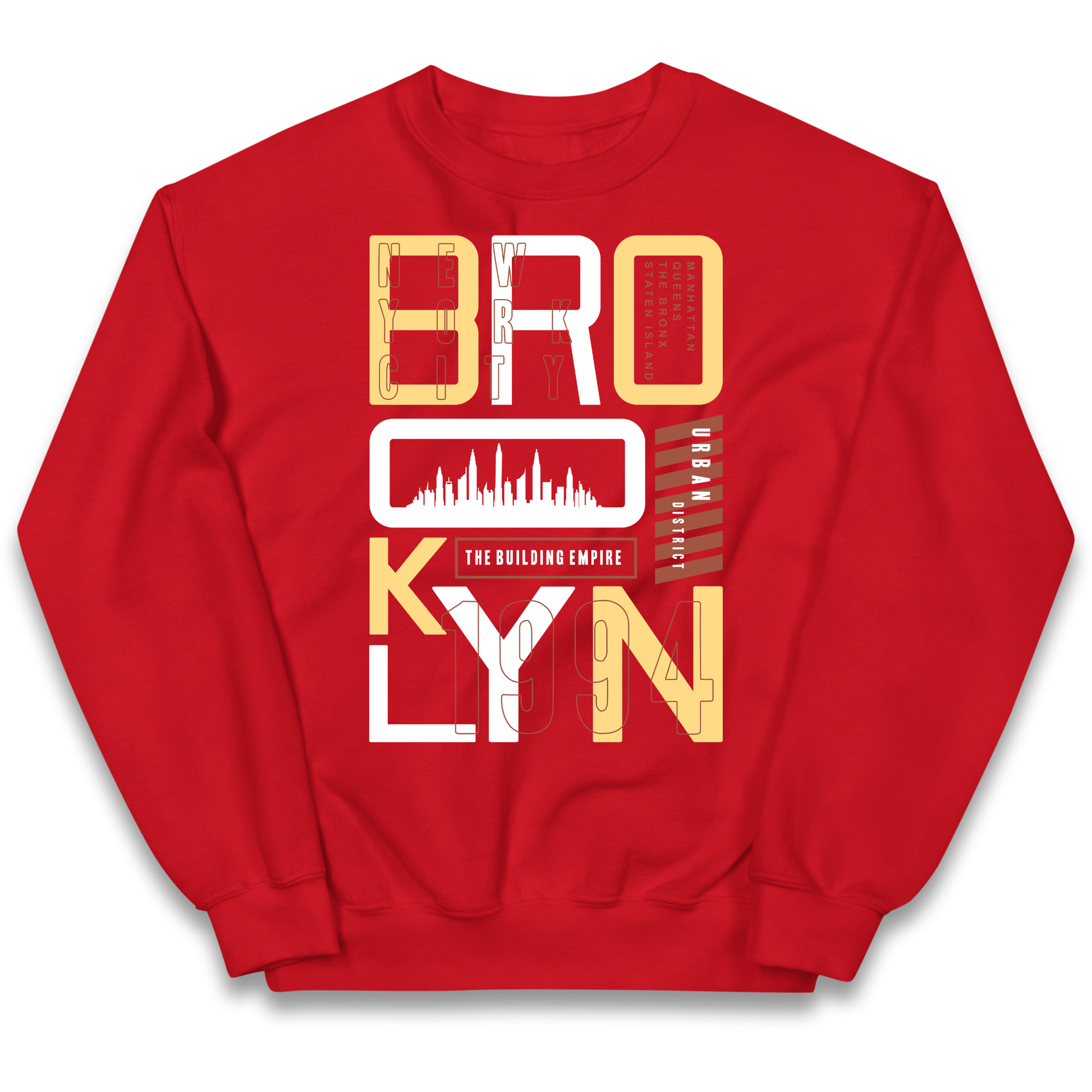 Brooklyn New York Urban District kids sweatshirt