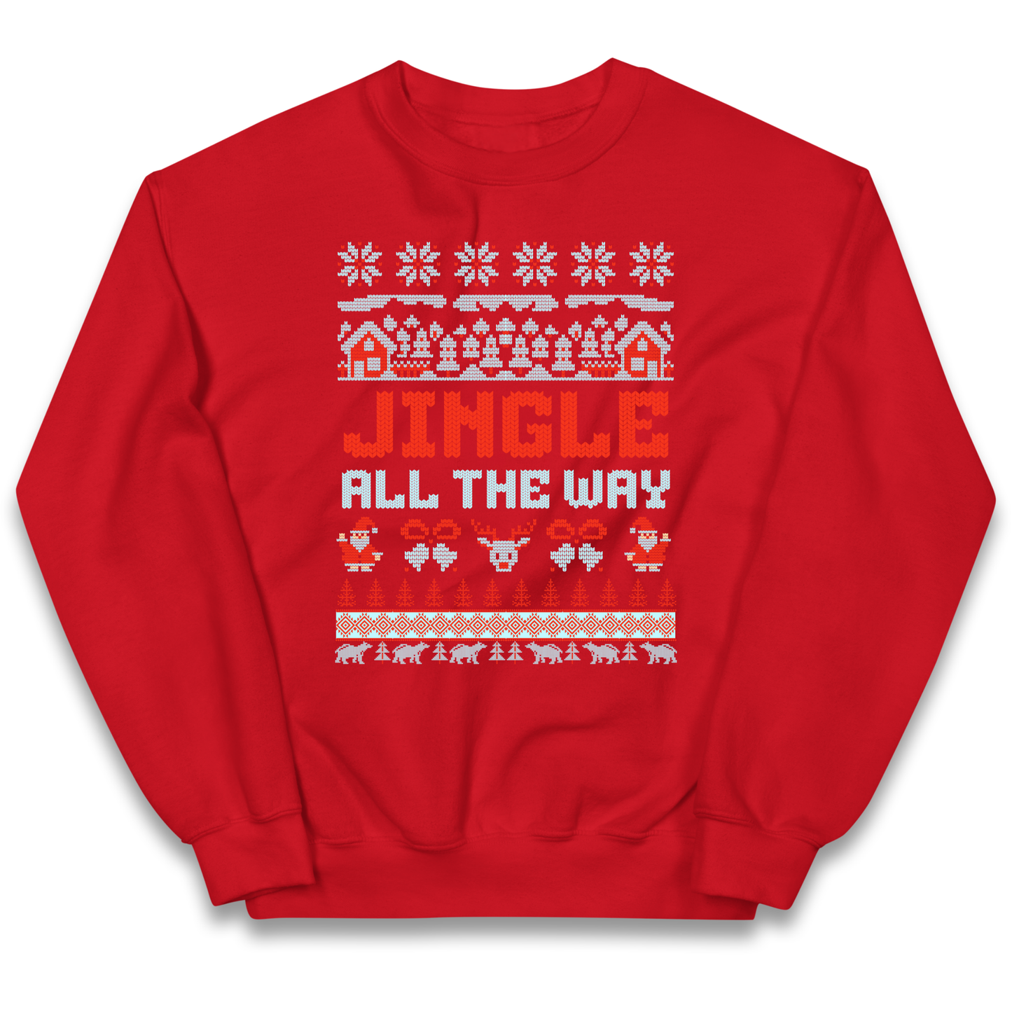 Jingle All The Way Christmas kids sweatshirt