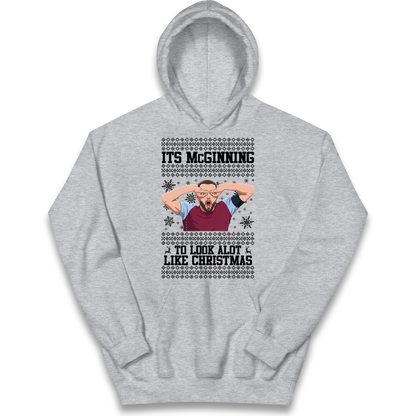 John McGinn Christmas Kids Hoodie
