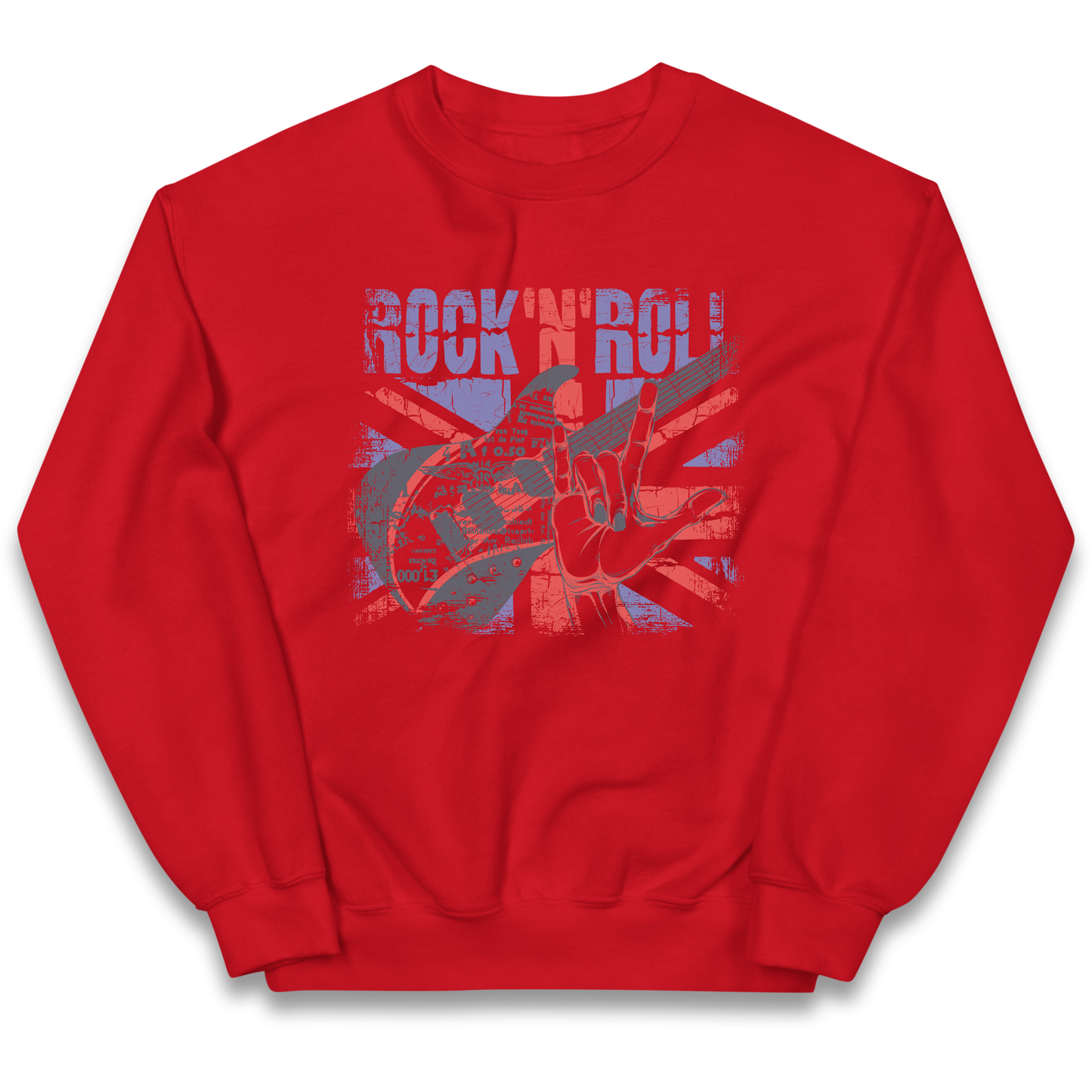 Rock N Roll Union Jack kids sweatshirt
