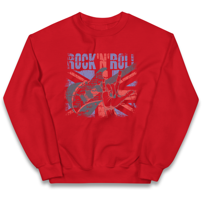 Rock N Roll Union Jack kids sweatshirt