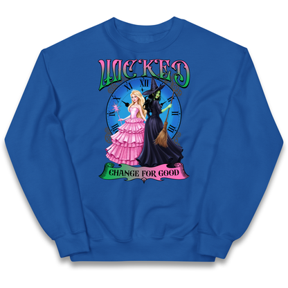 Wicked Change For Good kids sweatshirt