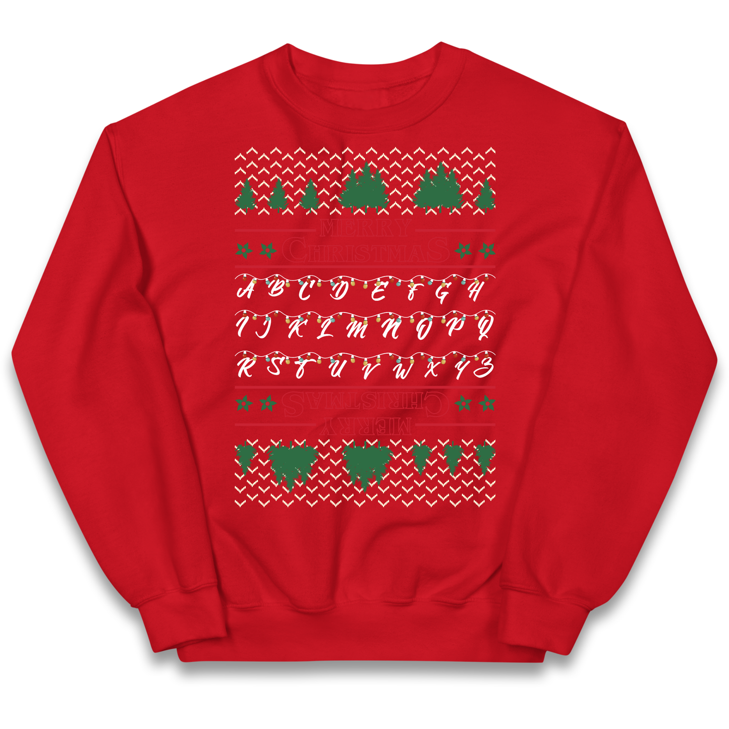 stranger things christmas jumper Kids Jumper