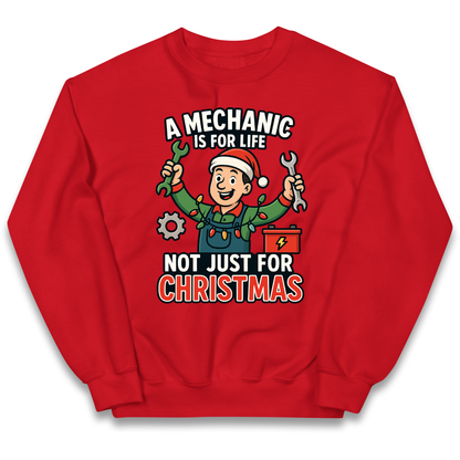 Mechanic Christmas Kids Jumper