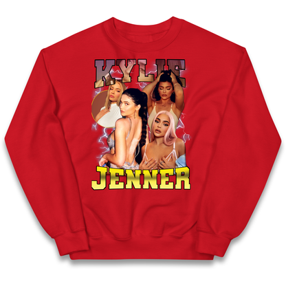 Kylie Jenner Pink Lips kids sweatshirt