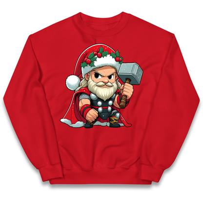 Thor Santa kids sweatshirt