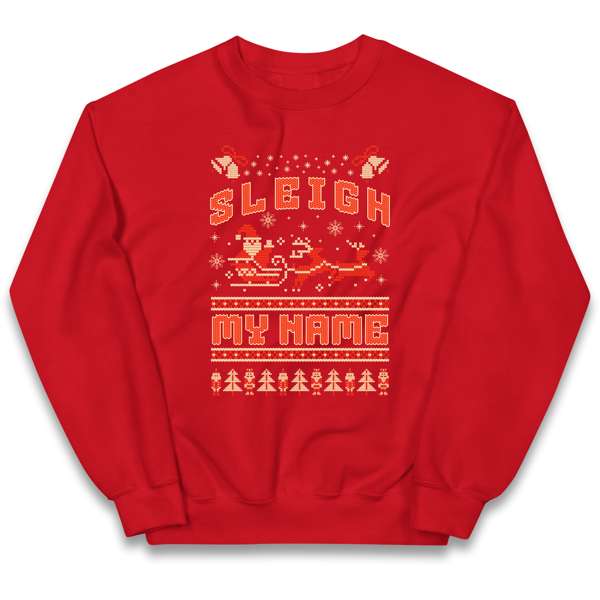 Sleigh My Name Christmas kids sweatshirt