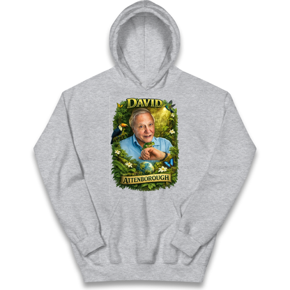David Attenborough Kids Hoodie
